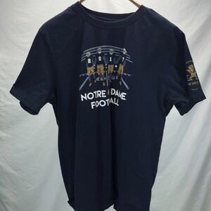 Notre‎ Dame Football T-Shirt 2017 Graphic Tee Short Sleeve Mens XL